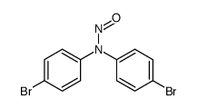 4-溴-N-(4-溴苯基)-N-亚硝基苯胺 结构式