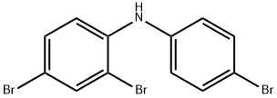 2,4-二溴-N-(4-溴苯基)苯胺 结构式