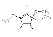 1,2,4-三氯-3,5,5-三甲氧基环戊-1,3-二烯 结构式