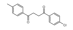 1-(4-氯苯基)-4-(4-甲基苯基)-1,4-丁二酮 结构式