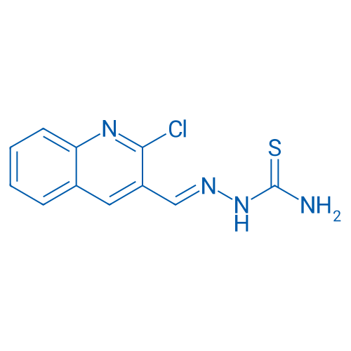 2-((2-Chloroquinolin-3-yl)methylene)hydrazinecarbothioamide 结构式