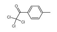 2,2,2-三氯-1-(4-甲基苯基)乙酮 结构式