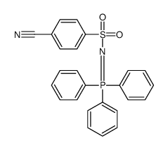 4-氰基-N-(三苯基膦亚基)苯磺酰胺 结构式