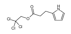 1H-Pyrrole-2-propanoic acid, 2,2,2-trichloroethyl ester 结构式