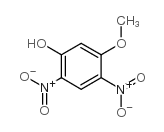 5-甲氧基-2,4-二硝基苯酚 结构式