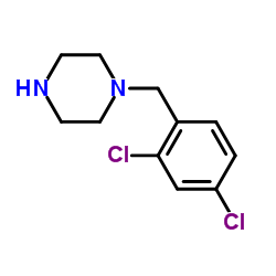 1-(2,4-二氯苯基)哌嗪 结构式