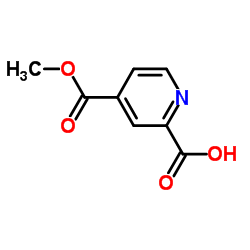 2,4-吡啶羧酸-4-甲酯 结构式