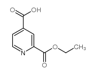 2-(乙氧基羰基)异烟酸 结构式