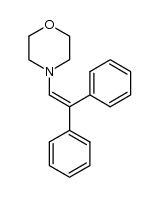 4-(2,2-二苯基乙烯基)吗啉 结构式