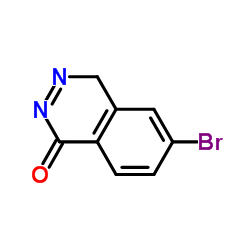 6-溴-2,3-二氮杂萘酮 结构式