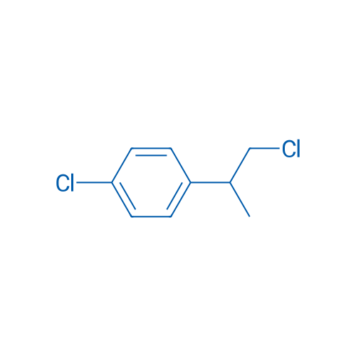 1-氯-4-(2-氯-1-甲基乙基)苯 结构式
