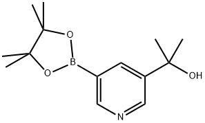 4-(4,4,5,5-四甲基-1,3,2-二氧硼戊环-2-基)吡啶-2-醇 结构式