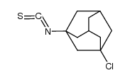 1-氯-3-异硫氰酸根合金刚烷 结构式