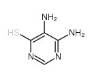 4,5-二氨基-6-巯基嘧啶 结构式