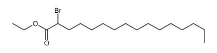 2-溴十六烷酸乙酯 结构式