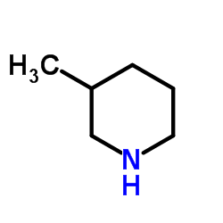 3-甲基哌啶 结构式
