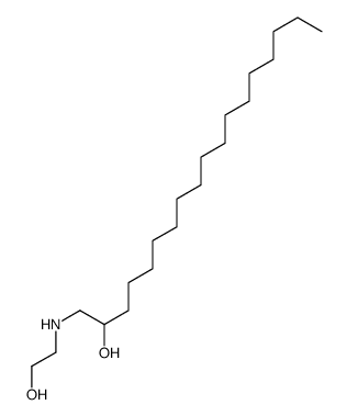 1-(2-羟乙基氨基)十八烷-2-醇 结构式