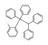 1-氯-2-(1,1,2,2-四苯基乙基)苯 结构式