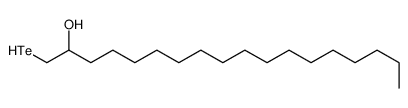 1-碲代十八烷-2-醇 结构式