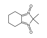 2,2-二甲基-4,5,6,7-四氢-2H-苯并咪唑 1,3-二氧化物 结构式