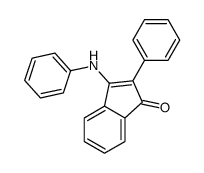 2-苯基-3-(苯氨基)-1H-茚-1-酮 结构式