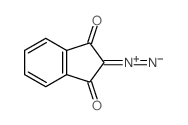 2-重氮-1,3-茚二酮 结构式