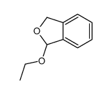 1-乙氧基-1,3-二氢-2-苯并呋喃 结构式