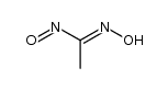 1-亚硝基乙酮肟 结构式