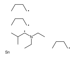 N,N-二乙基-2-甲基-1-(三丁基锡基)-1-丙胺 结构式