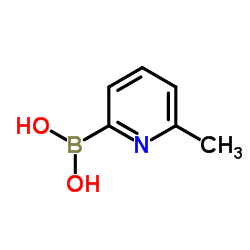 6-甲基吡啶-2-硼酸 结构式