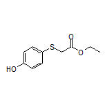 2-[(4-羟基苯基)硫基]乙酸乙酯 结构式