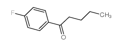 4'-氟苯戊酮 结构式