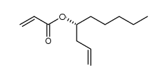 2-Propenoic acid, (1R)-1-(2-propen-1-yl)hexyl ester 结构式