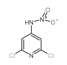 2,6-二氯-4-硝胺吡啶 结构式