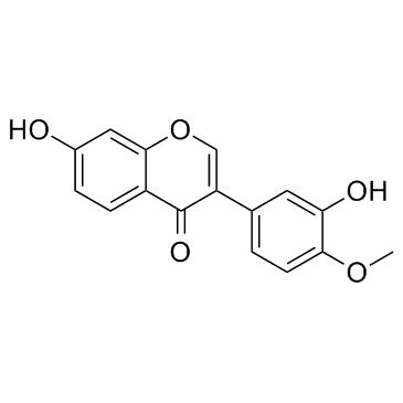 毛蕊异黄酮 结构式