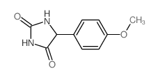 5-(4-甲氧苯基)乙内酰脲 结构式