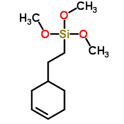 2-(3-环己烯)乙基三甲氧基硅烷 结构式