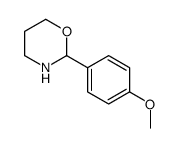 2-(4-甲氧基苯基)-1,3-恶嗪烷 结构式