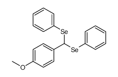 1-[双(苯硒基)甲基]-4-甲氧基苯 结构式