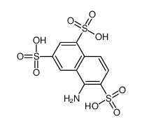 5-氨基-1,3,6-萘三磺酸 结构式