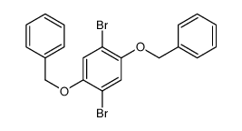 1,4-二溴-2,5-双(苄氧基)苯 结构式