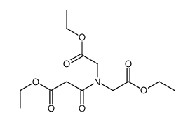 3-[双(2-乙氧基-2-氧代乙基)氨基]-3-氧代丙酸乙酯 结构式