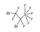 Sulfur, (1,2-dibromo-1,2,2-trifluoroethyl)pentafluoro-, (OC-6-21)- (9CI) 结构式
