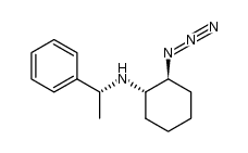 Benzenemethanamine, N-[(1S,2S)-2-azidocyclohexyl]-α-methyl-, (αR)- 结构式