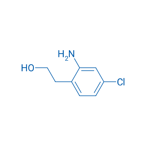 2-氨基-4-氯苯乙醇 结构式