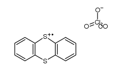 噻蒽阳离子自由基高氯酸盐 结构式
