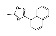 5-甲基-3-(1-萘基)-1,2,4-恶二唑 结构式