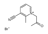2-甲基-1-(2-氧代丙基)吡啶-1-鎓-3-甲腈 溴化物 结构式
