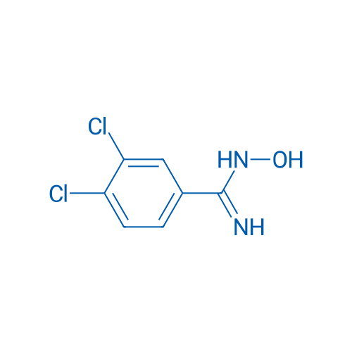 3,4-二氯-N'-羟基苯甲脒 结构式