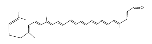 apo-6'-番茄红素醛 结构式